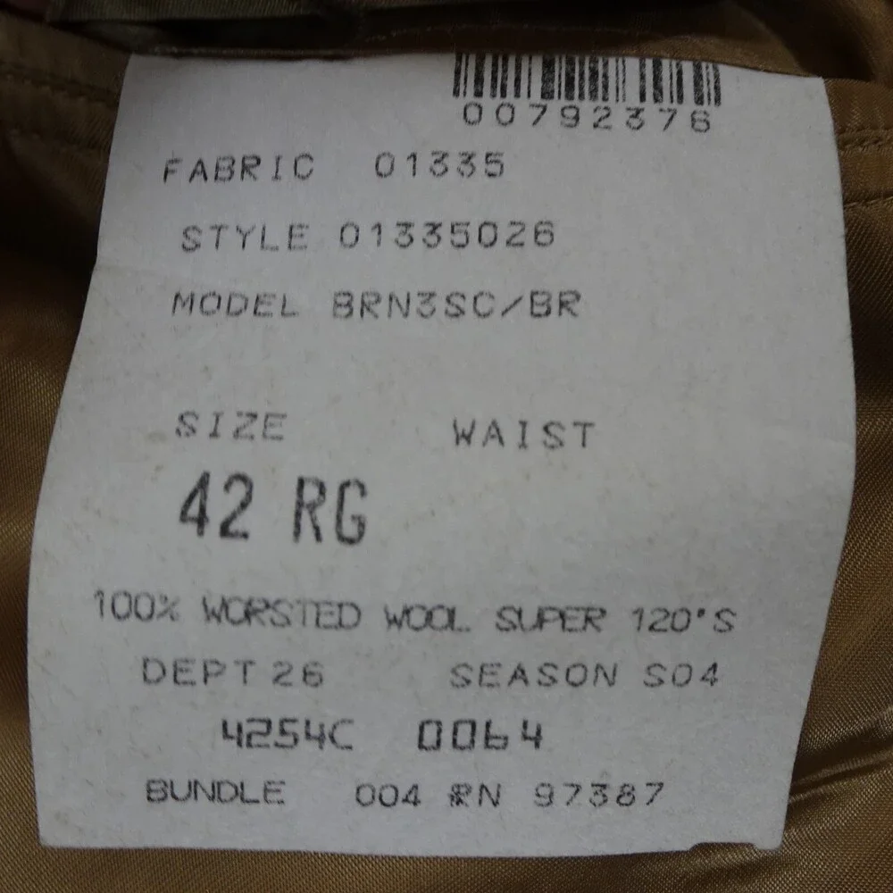 Brooks Brother Sports Jacket Mens 42R Brown Wool Coat Blazer